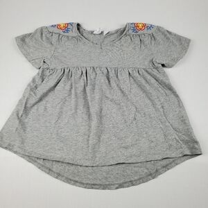 Gap Kids‎ Boho Gray Embroidered Tunic Size M (8)